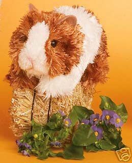 PLUSH SOFT STUFFED GUINEA PIG BY DOUGLAS   NEW  