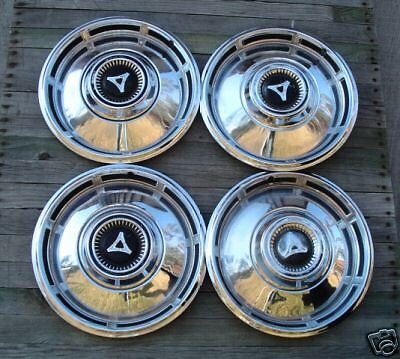 1967 68 DODGE DART HUBCAPS CENTER CAPS WHEEL COVERS RIM  