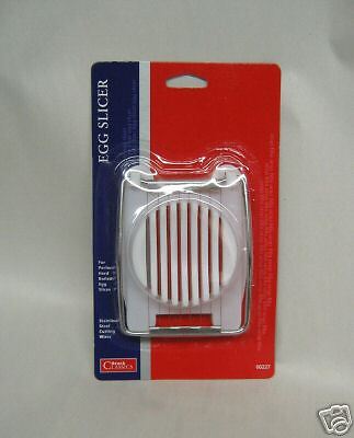 Pack Plastic Egg Slicer Stainless Steel Wires White  