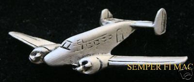 BEECHCRAFT MODEL 18 TWIN BEECH AUTHENTIC PEWTER PIN  