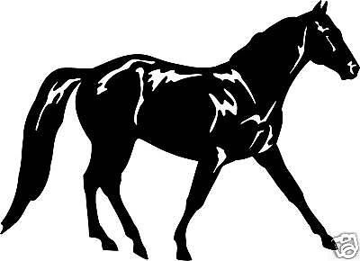 Missouri Fox Trotter Horse Equestrian Trailer Decal 8  