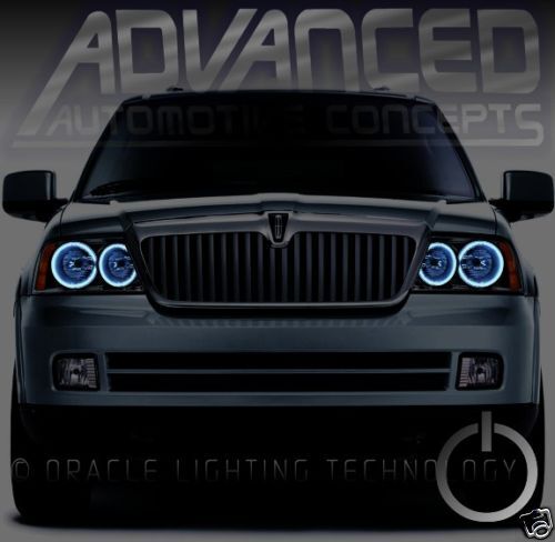 03 05 Lincoln Aviator hid 8K Headlight HALO Demon Eyes  