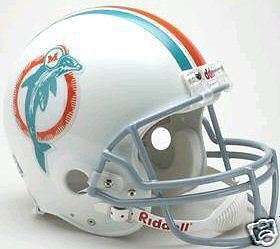 MIAMI DOLPHINS 1973 1979 NFL AUTHENTIC THROWBACK HELMET  