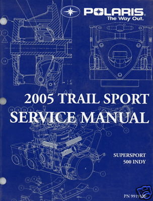 2005 POLARIS SNOWMOBILE TRAIL SPORT SERVICE MANUAL 
