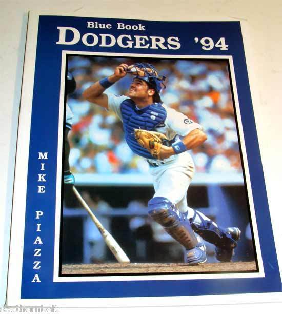 Lot 12 1994 Los Angeles Dodgers Blue Book Mike Piazza  