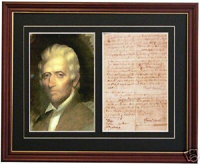 DANIEL BOONE Land Record Deed Autograph Signed Letter  