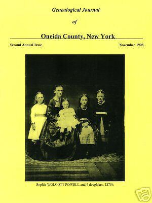 Oneida County New York Genealogy and History (1998)  