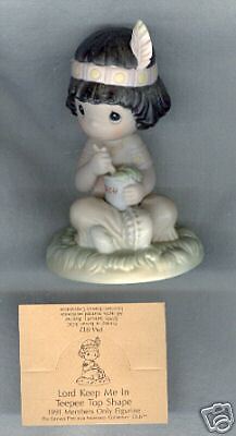 Precious Moments Figurine PM912 Lord Keep Me Top Shape  