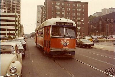 Photo Philadelphia SEPTA Trolley 10 63 Malvern 1976  