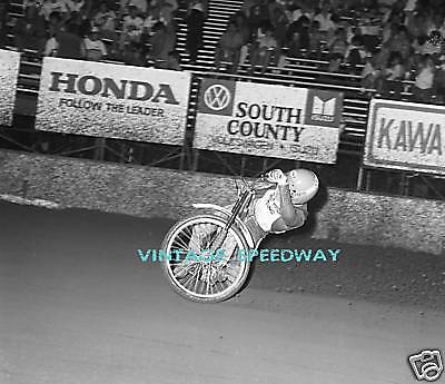 SPEEDWAY MOTORCYCLE PHOTO   1985 COSTA MESA   BOBBY OTT  