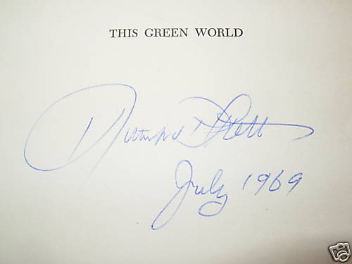 This Green World~ Rutherford Platt signed  