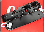 Leica M3 Black Paint Top & Bottom Plate Set MINT  