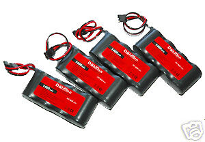 RC 4.8V 1400mAh Flat NiMH For Receiver Pack or Imva  