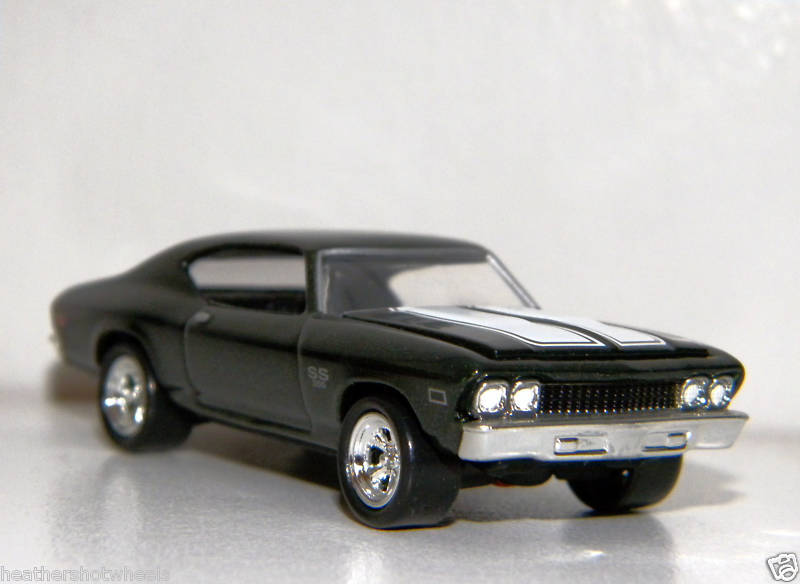 HOT WHEELS 1969 GREEN CHEVELLE SS 396 LIMITED EDITION  