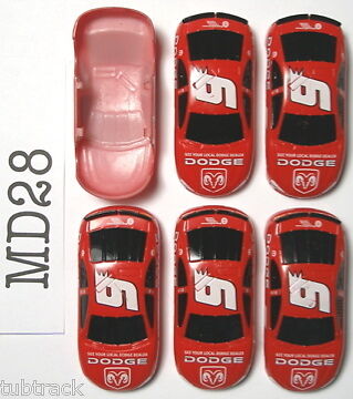 LIFE LIKE Dodge Elliott Kahne Slot Car Body Lot MD28  