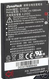 OEM Original Tilt 8925 HTC TyTN II KAIS160 Battery  