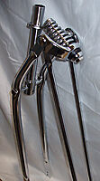 16 Classic Chrome Bicycle Springer Fork Cycling,Bike  