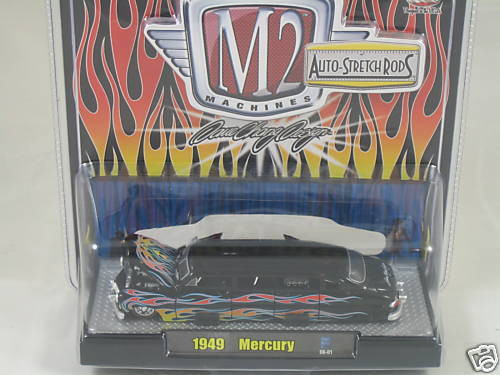 NEW 49 Mercury M2 Machines Auto stretch Rod 1/64Diecast  