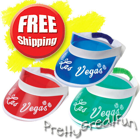 Three Las Vegas Poker Dealer Visors Visor Gambling New  